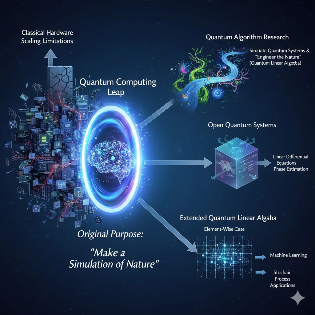Illustrative placeholder graphic representing quantum linear algebra